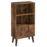 Armoire rétro 3 niveaux Songmics Home, brun rustique Front_Angled_Right