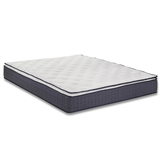 Matelas en mousse en gel avec ressorts ensachés dans une boîte Brassex Cilia, lit simple Front_Angled_Right