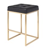 Tabouret de comptoir Take Me Home Pipe, noir Front_Angled_Left