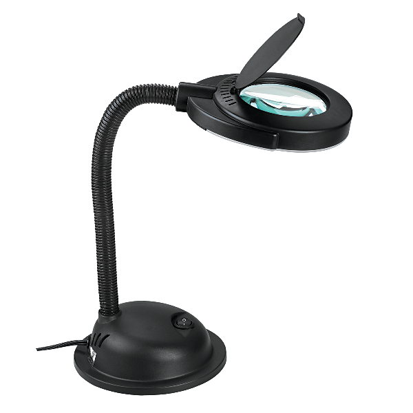 magnifier with led light