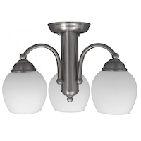 Weston 3-light-Semi Flush Light Fixture