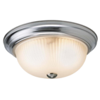 For Living Frosted Swirl Glass Shade Flush Mount Ceiling Light