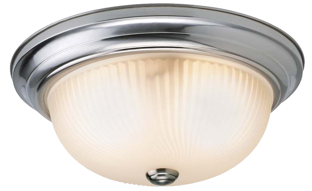 For Living Frosted Swirl Glass Shade Flush Mount Ceiling Light Fixture