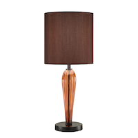 For Living Amber Bronze Table Lamp
