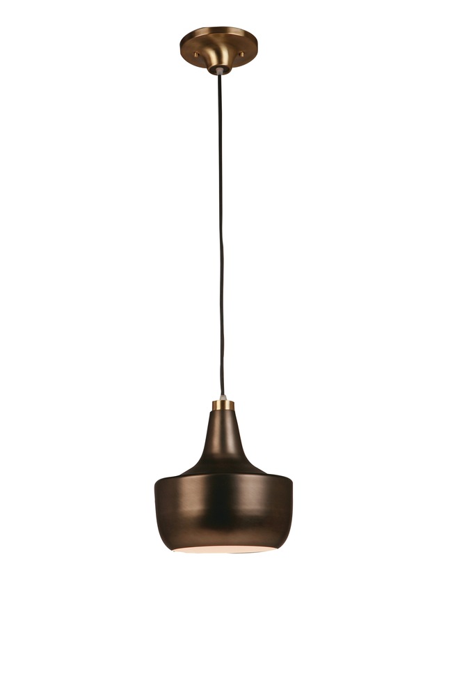 CANVAS Kole Ceiling Pendant Light Fixture, Gold & Pewter Plated