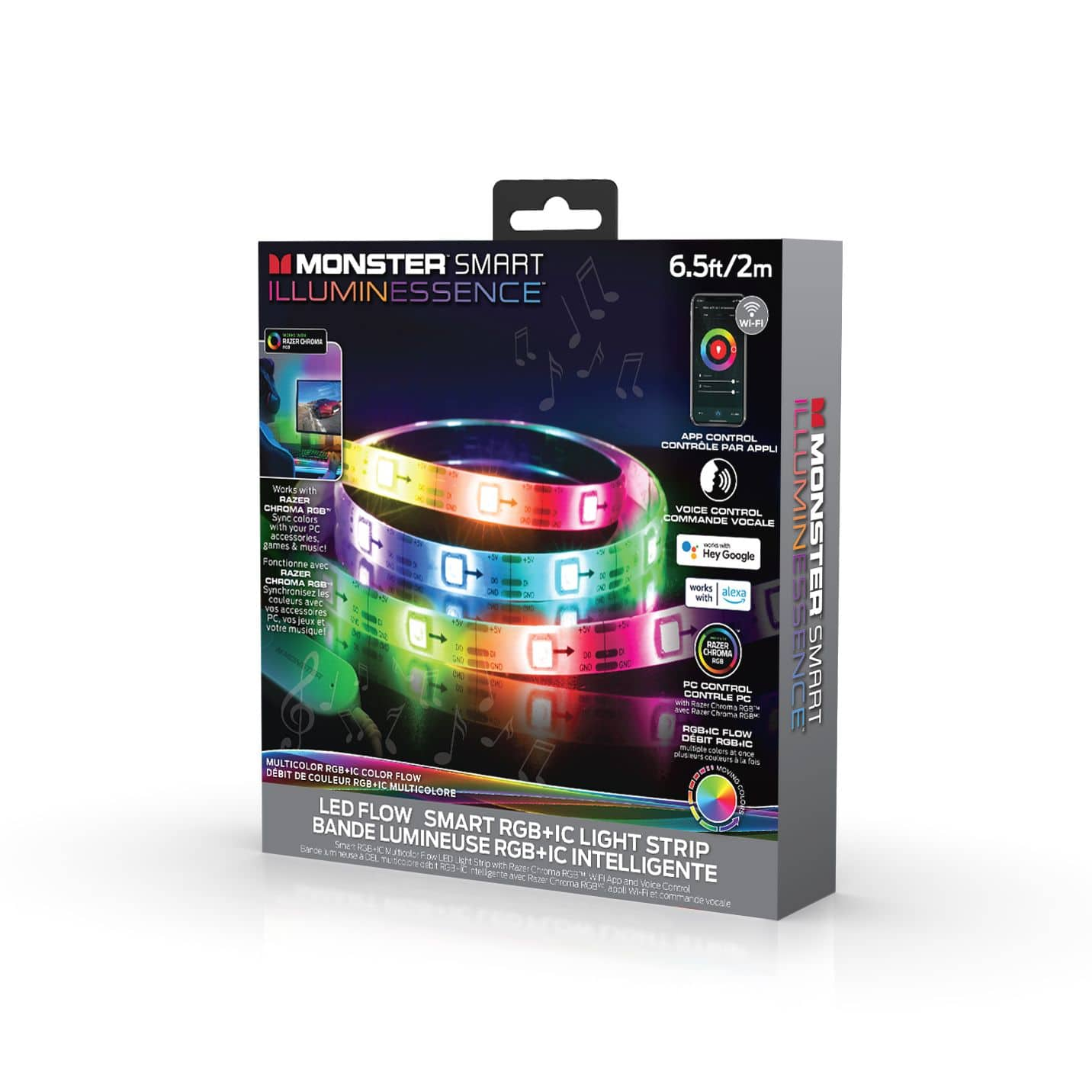 Monster Illuminessence Smart LED Flow RGB IC LED Strip 2 m