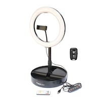 Trousse de blogueur avec anneau lumineux DEL RVB 10 po Mobifoto Mobilite avec support intégré et télécommande sans fil