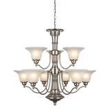 Chandelier 9 light Cascade