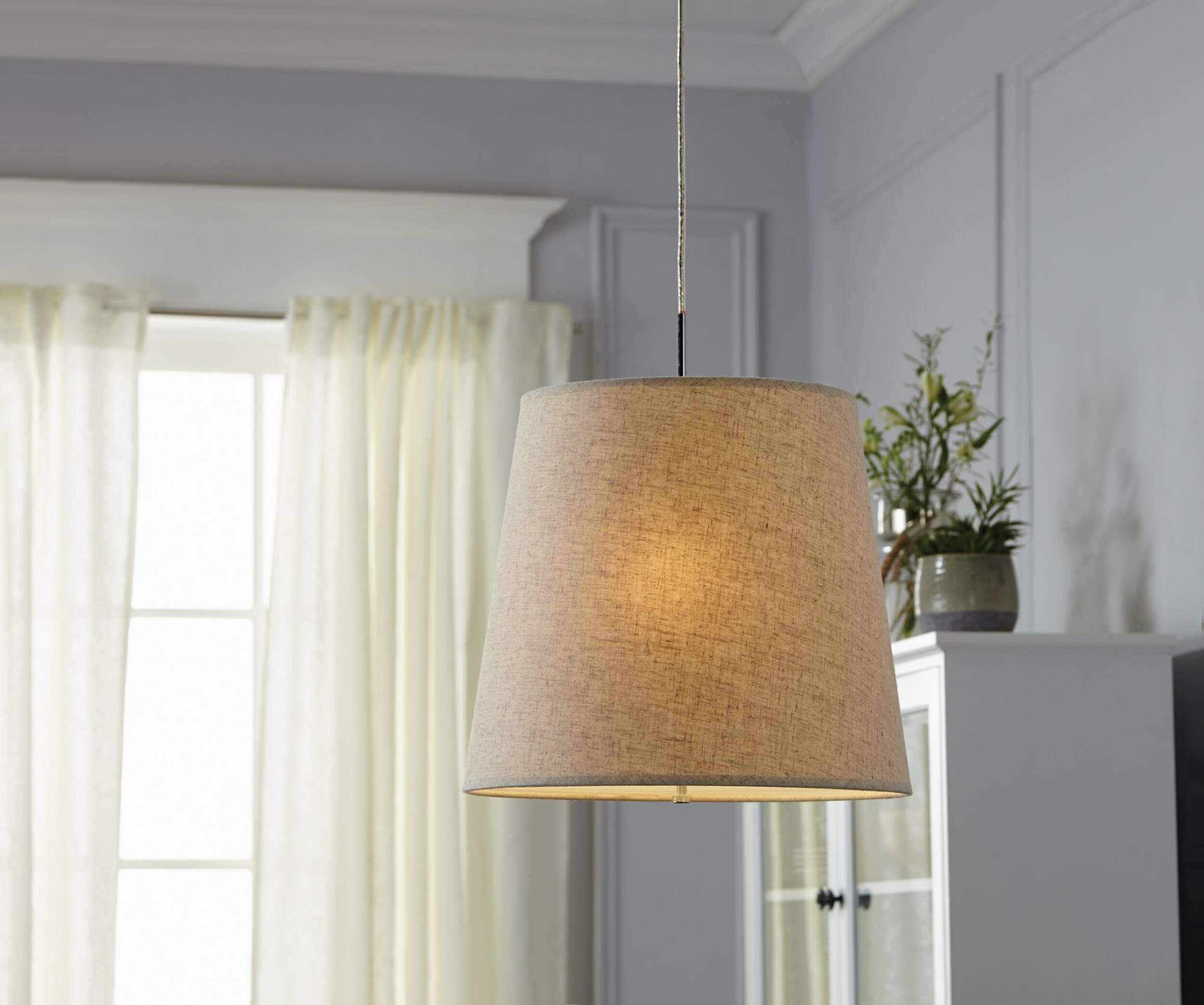 CANVAS Zara Ceiling Pendant Front_Flat