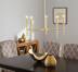 CANVAS Harlowe 5-Light Chandelier, Brushed Brass Composite_or_Mixed