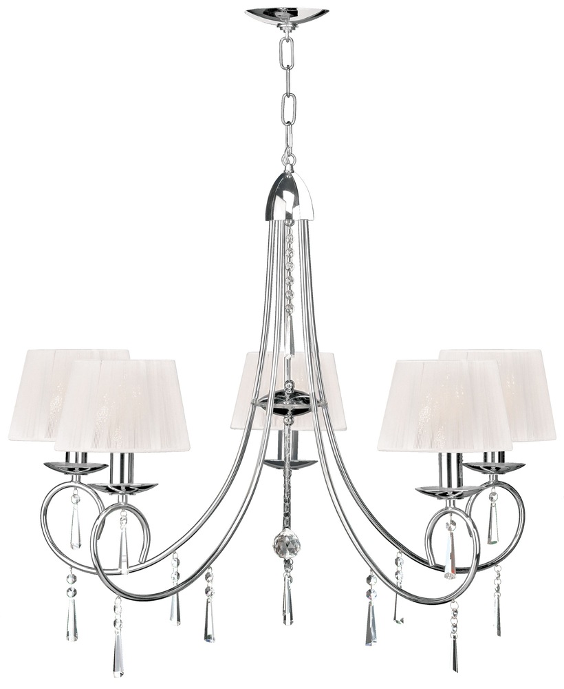 For Living Shimmer 5Light Chrome Chandelier Canadian Tire