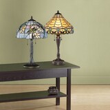 Tiffany Collection Table Lamp, 16-in Front_Angled_Left
