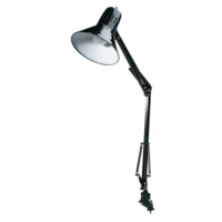 NOMA Swing Arm Adjustable Desk Lamp, 31.5-in, Black Front_Angled_Left