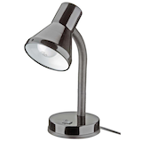 For Living Classic Desk Lamp, 14-in, Black Front_Three_Fourths_Angled_Left