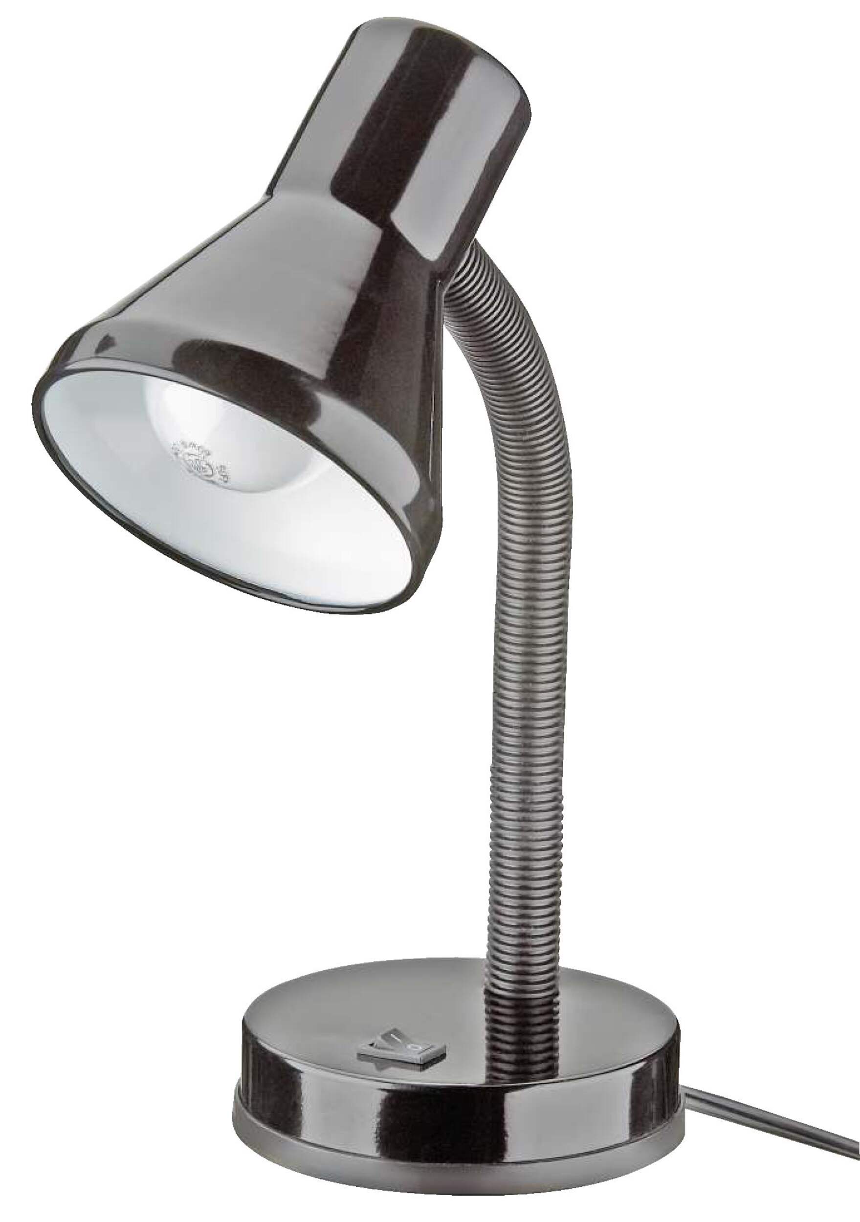 For Living Classic Desk Lamp, 14-in, Black Front_Three_Fourths_Angled_Left