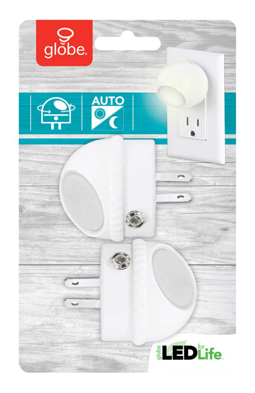 Globe Electric Guide Light LED Night Lights White 2 pk Canadian Tire