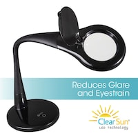 OttLite Prevention LED Magnifier Desk Lamp