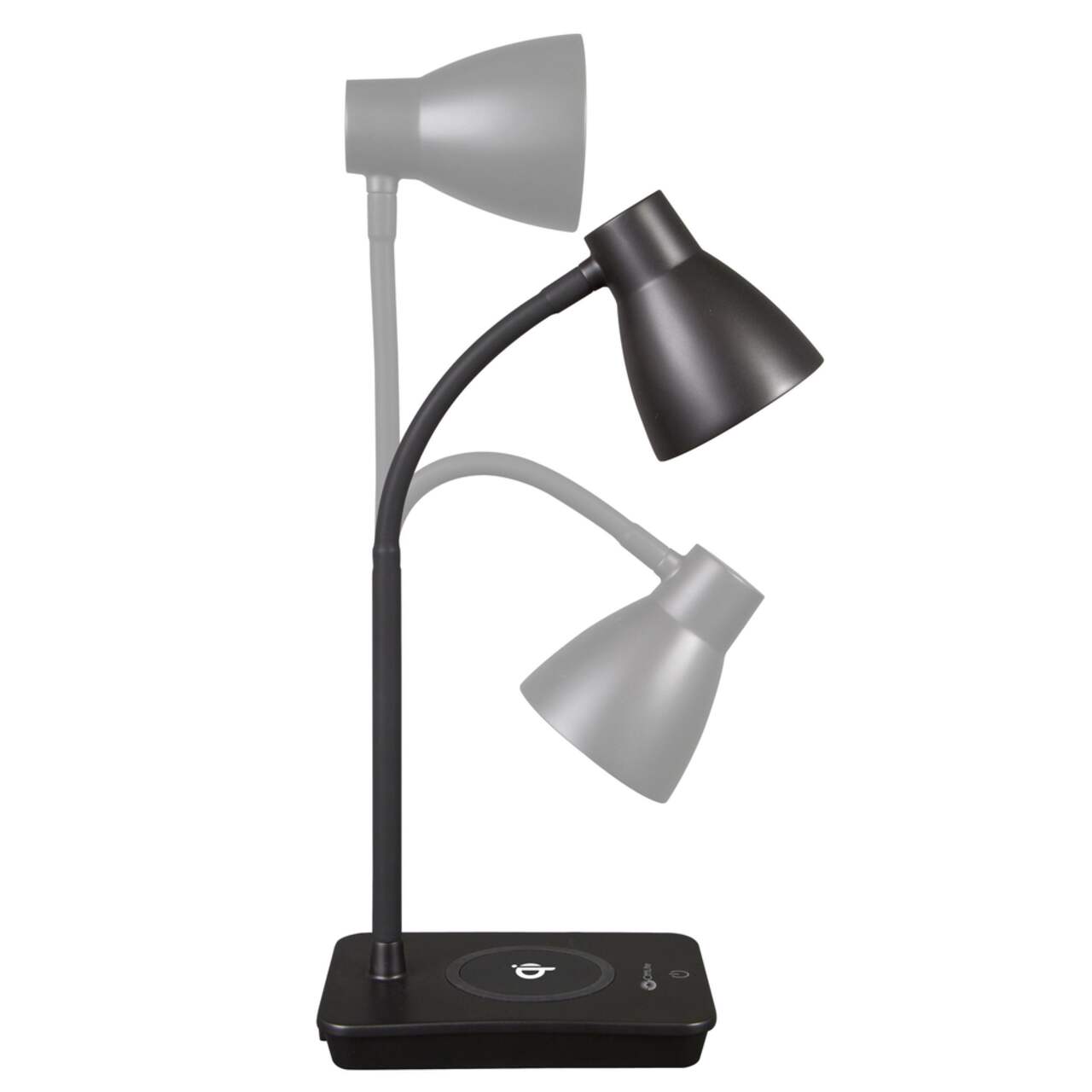 Lampe de bureau, suspension anti-gravité, lampe de table LED avec fonction  de charge sans fil pour téléphone portable, lampe de bureau pour la maison,  le bureau, peut supporter 2 kg : 