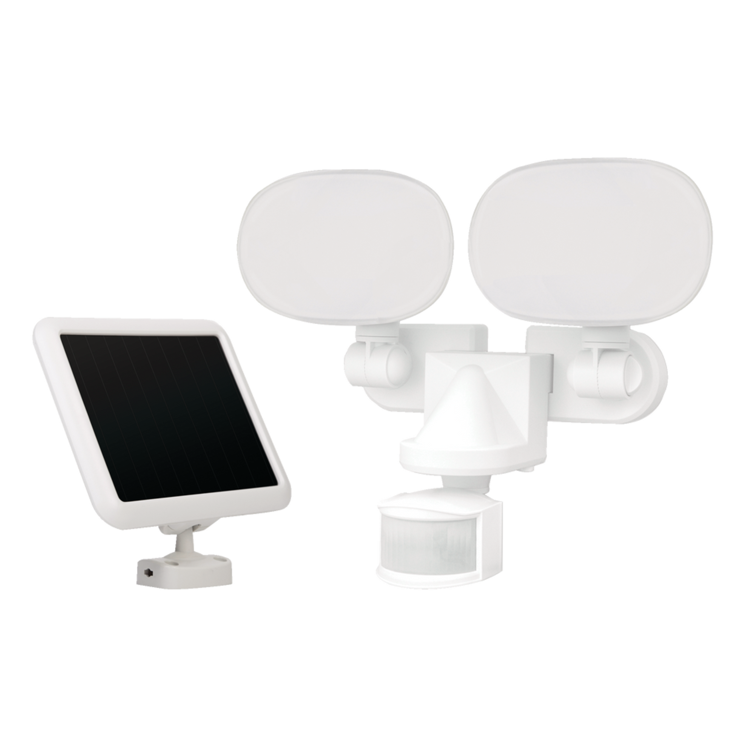 Sunforce 1000 Lumens Corner Mount Solar Motion Sensor Light with Frosted Lenses Canadian Tire