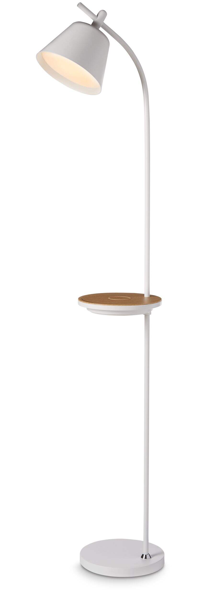 CANVAS LED Floor Lamp with Wireless Charging Side_Left