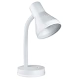 Lampe de bureau classique For Living, 14 po, blanc Front_Angled_Right
