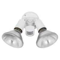 NOMA Halogen 110 Degree Outdoor Motion Sensor Light, Weather-Resistant Front_Flat