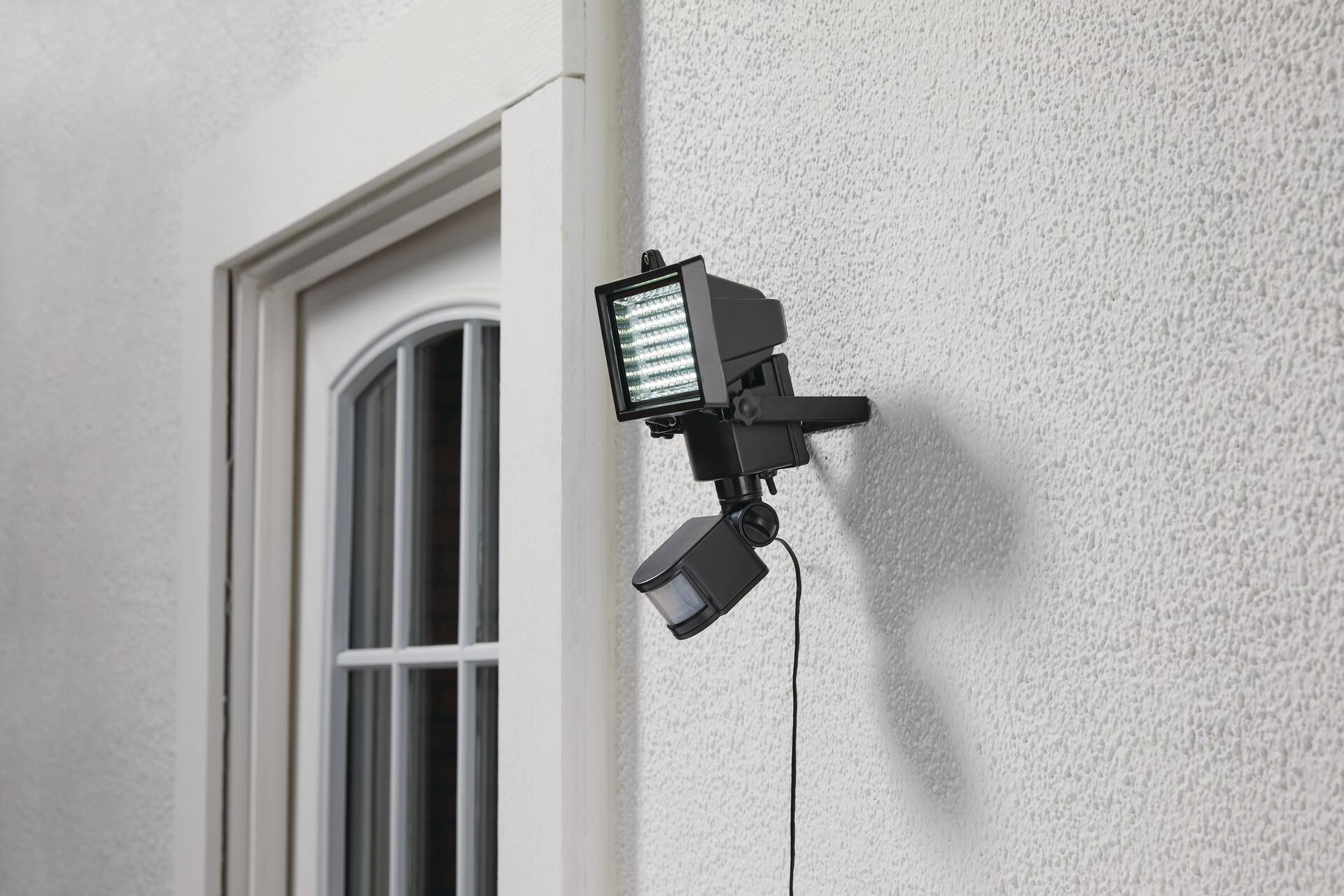 NOMA LED 180 Degree Outdoor Solar Motion Sensor Light, Weather