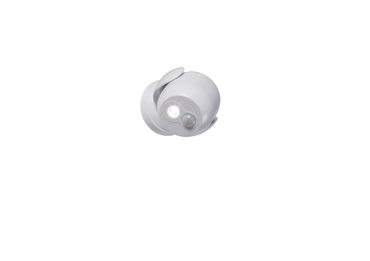 Lampe Extérieure à Poser Blanc Piles AAA - SILAMP