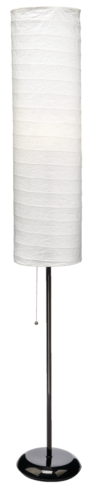 For Living Rice Paper Floor Lamp Black, Paper Shade Floor Lamp Room Essentials