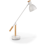 CANVAS Grace Wooden Table Lamp, 27.5-in, White Front_Three_Fourths_Angled_Right