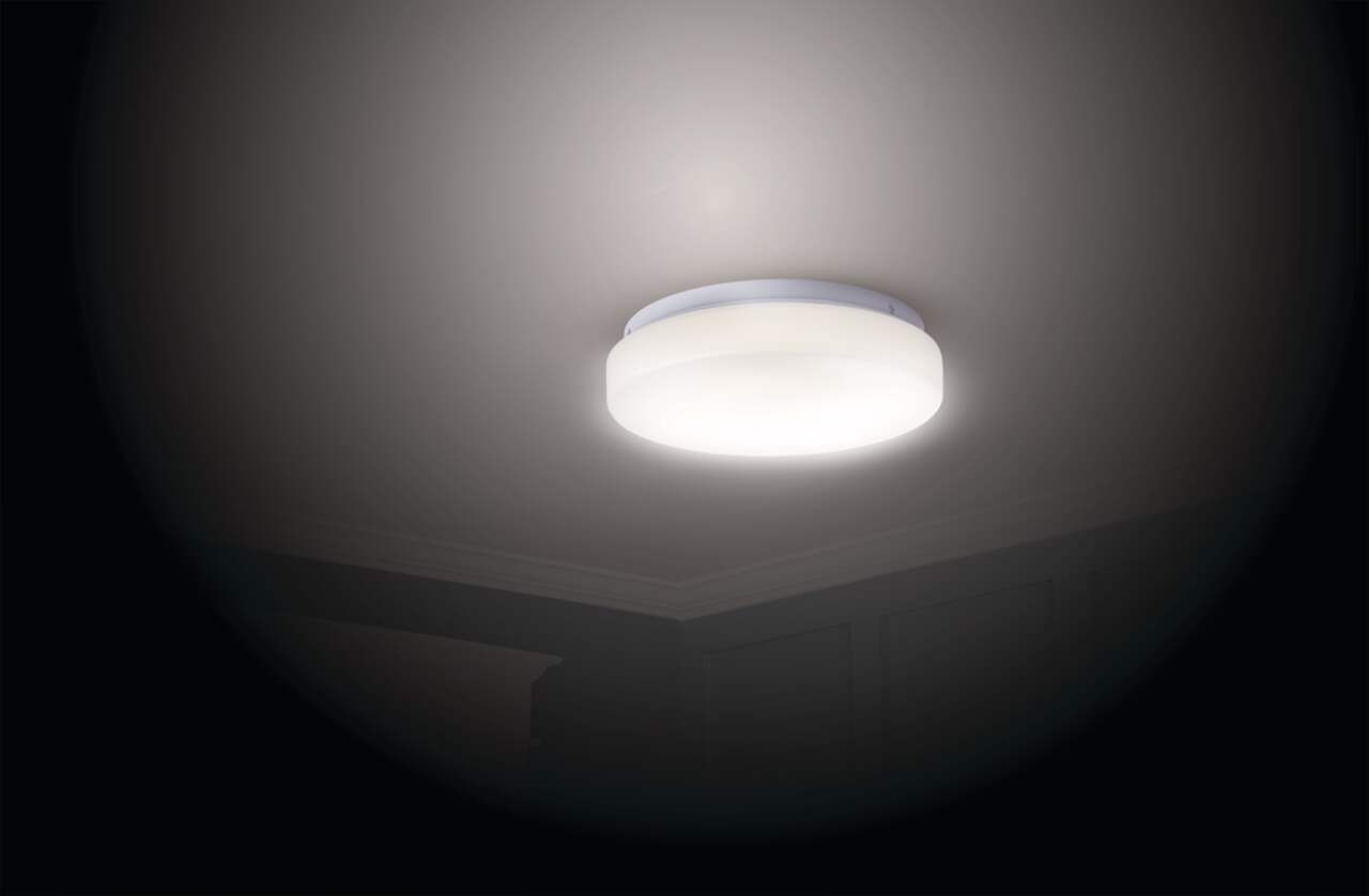 NOMA LED Flush Mount Ceiling Light Fixture White 7 in Canadian