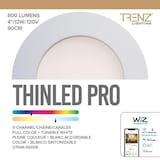 Trenz Lighting LED Recessed Light, 4-in Front_Flat