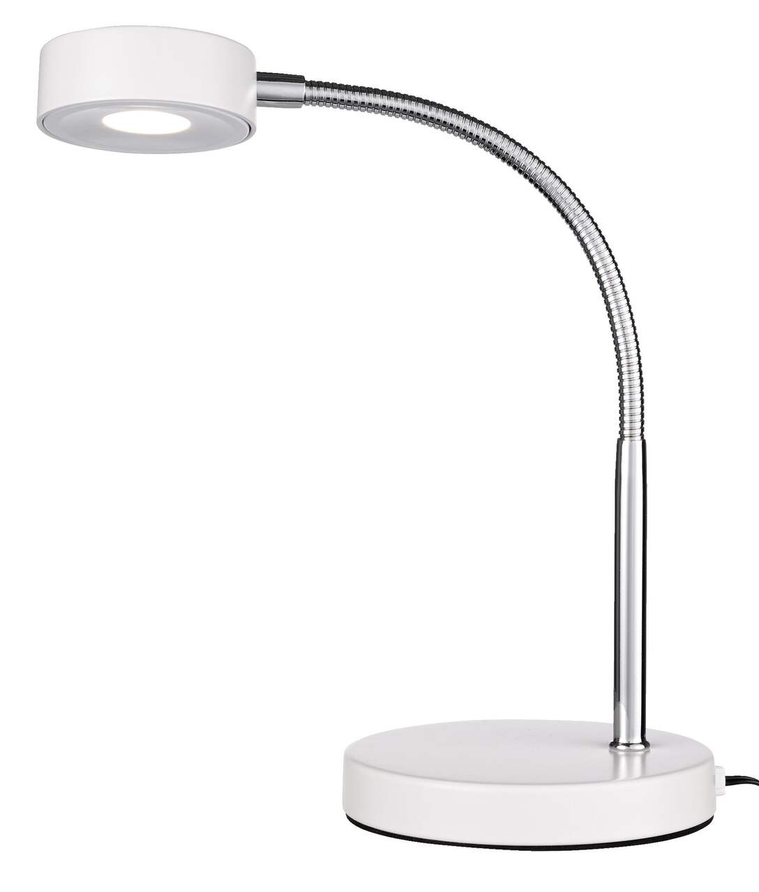 Lampe de bureau NOMA à DEL avec pince, 15,45 po, blanc