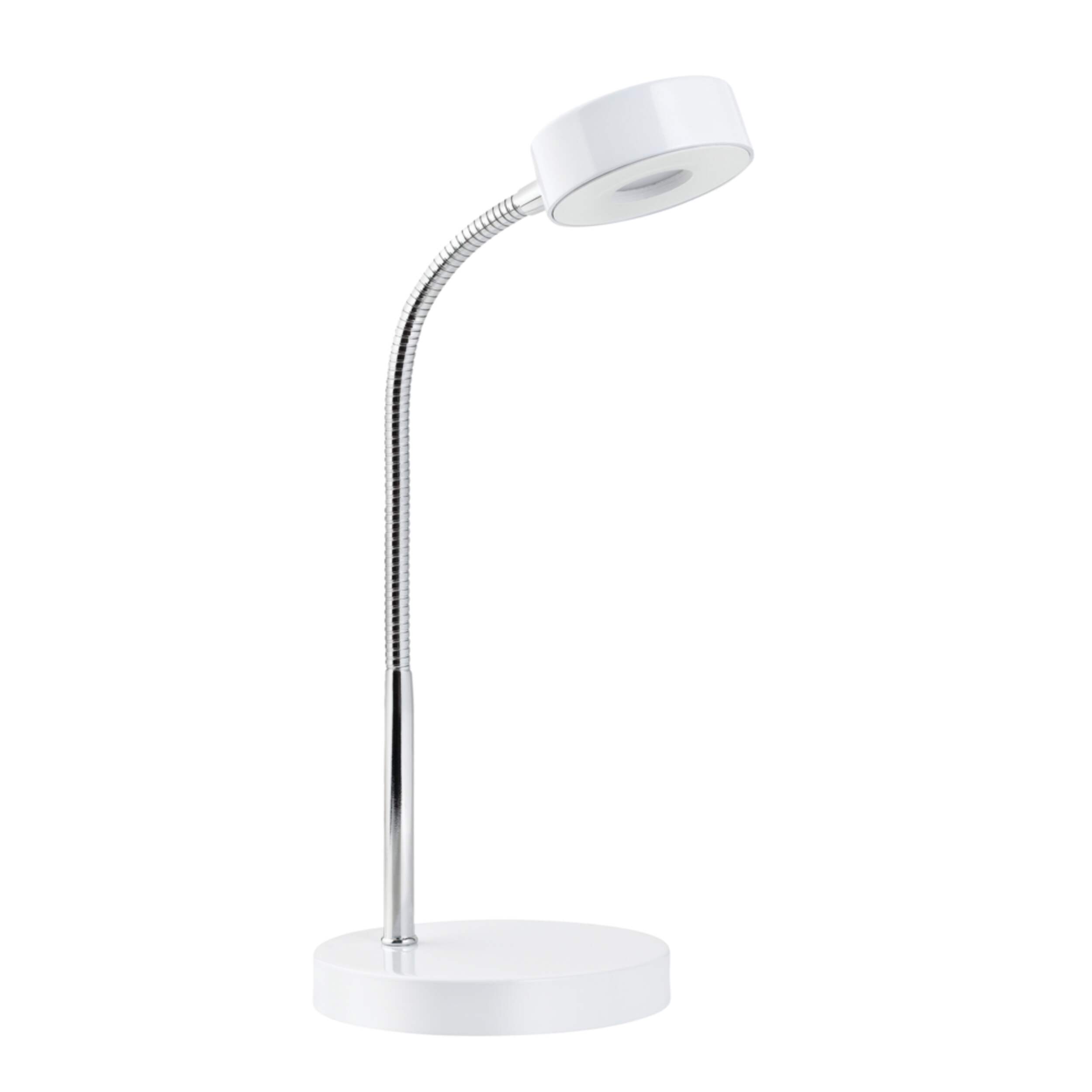NOMA LED Desk Lamp, 151/4in, White/Silver Canadian Tire