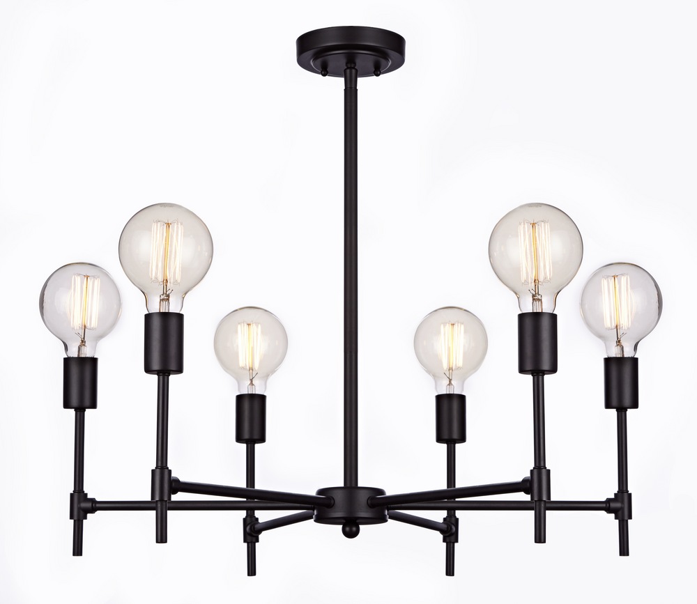 CANVAS Halle 6Light Chandelier, Oil Rubbed Bronze Canadian Tire