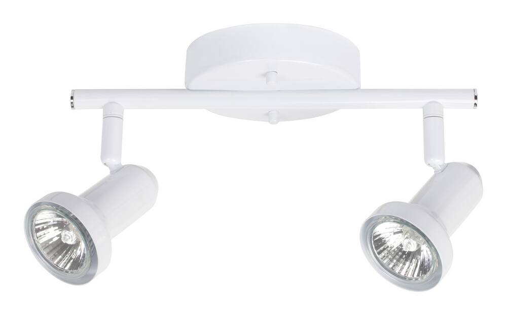 NOMA Summerhill 2-Light Track Light, Gloss White | Canadian Tire