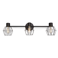 CANVAS Keele 3-Light Cage Shade Track Light Fixture, Oil Rubbed Bronze