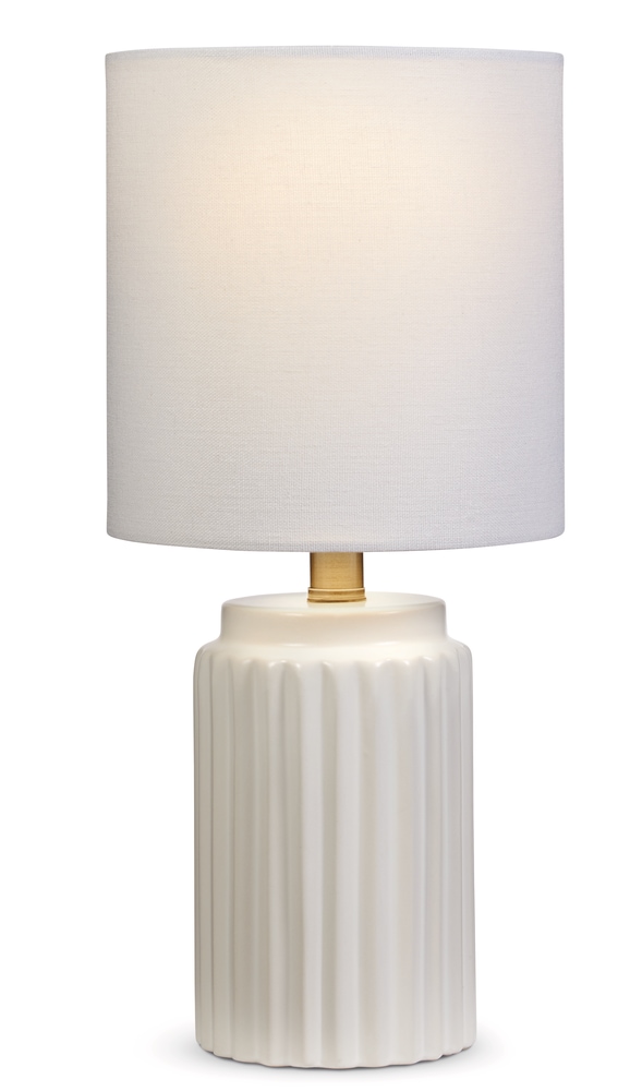 CANVAS Ceramic Table Lamp with Linen Shade, White Canadian Tire