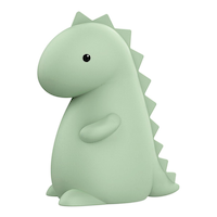 Globe Electric LED Colour-Changing Dinosaur Rechargeable Night Light, Front_Angled_Left