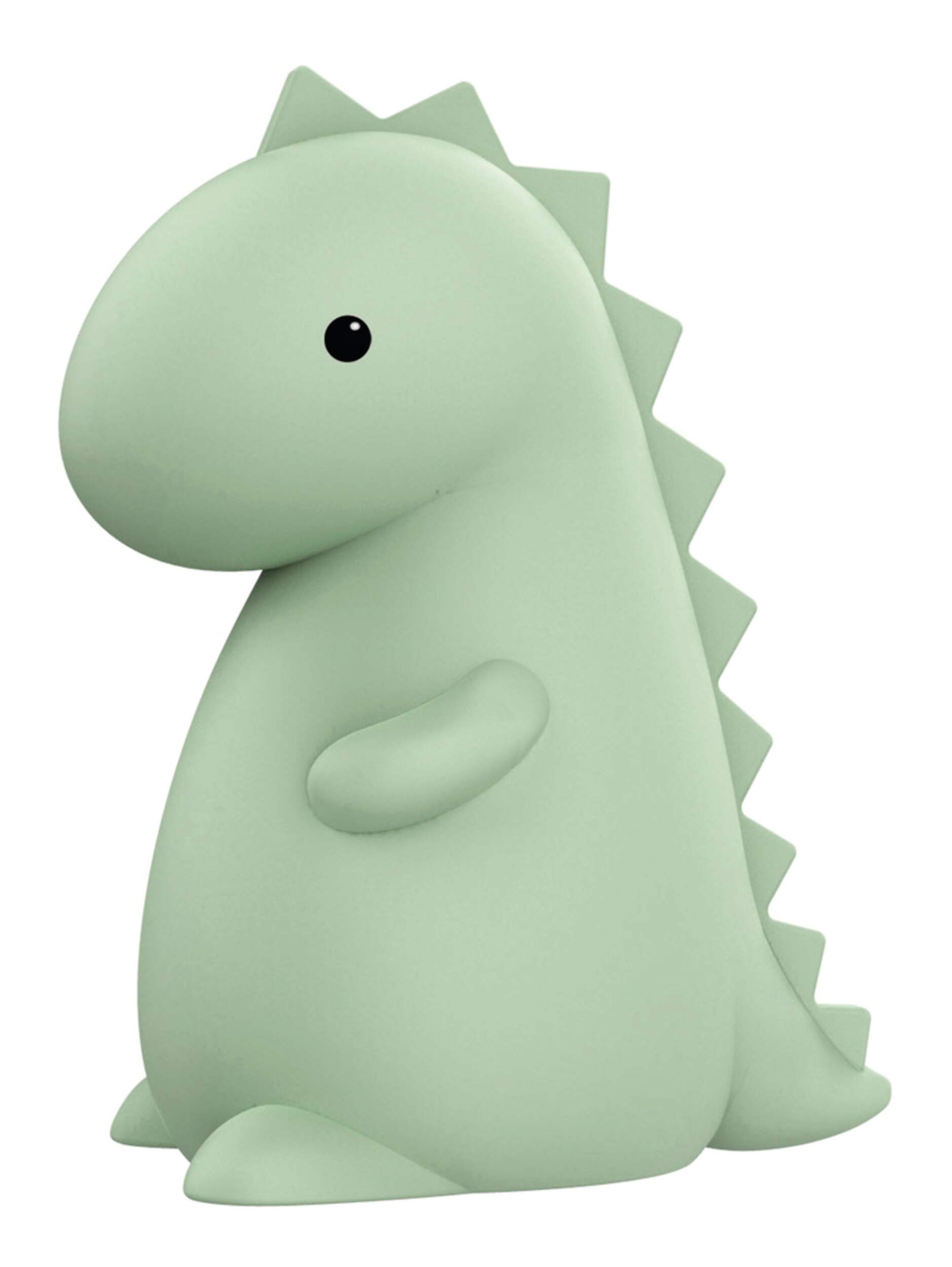 Globe Electric LED Colour-Changing Dinosaur Rechargeable Night Light, Front_Angled_Left
