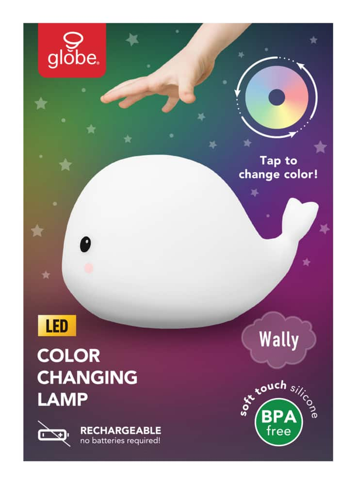 globe color changing lamp wally