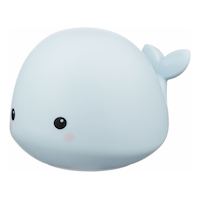 Globe Electric LED Colour-Changing Whale Rechargeable Night Light, Front_Three_Fourths_Angled_Left