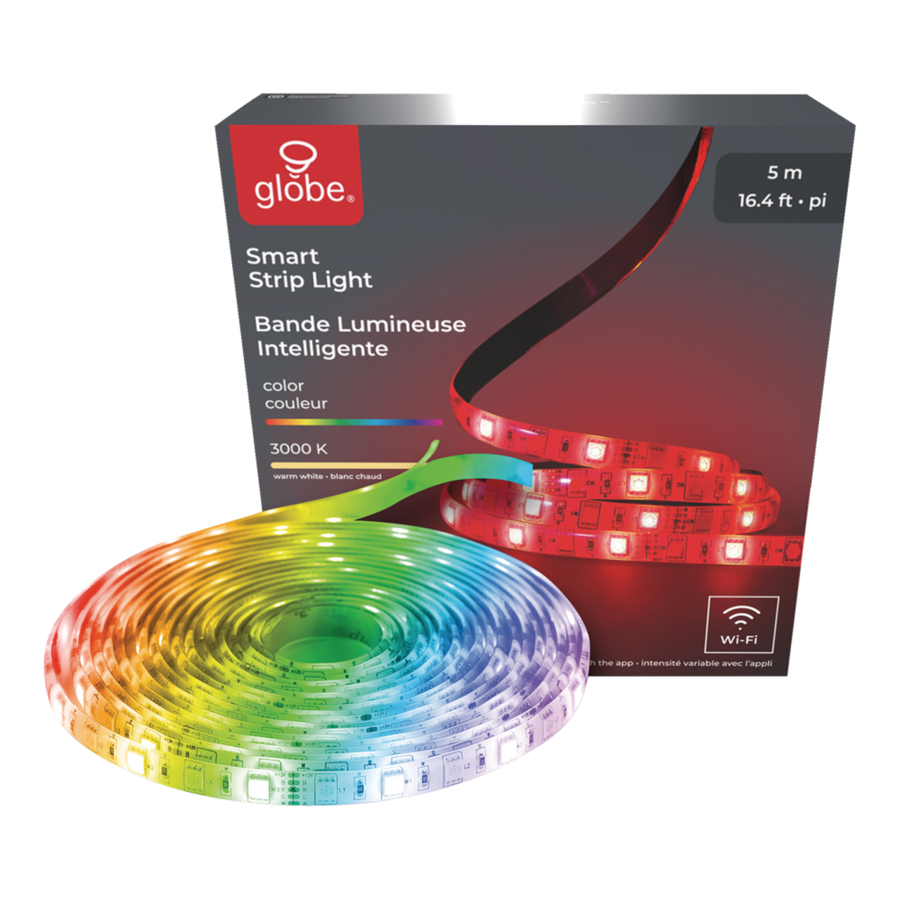 Govee RGBIC LED Smart Strip Light 16.4ft 196-in Smart Plug-in LED Under  Cabinet Strip Light at