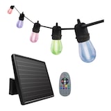Sunforce Solar String Light, RGB, 12 LED Bulbs, 30-ft Composite_or_Mixed