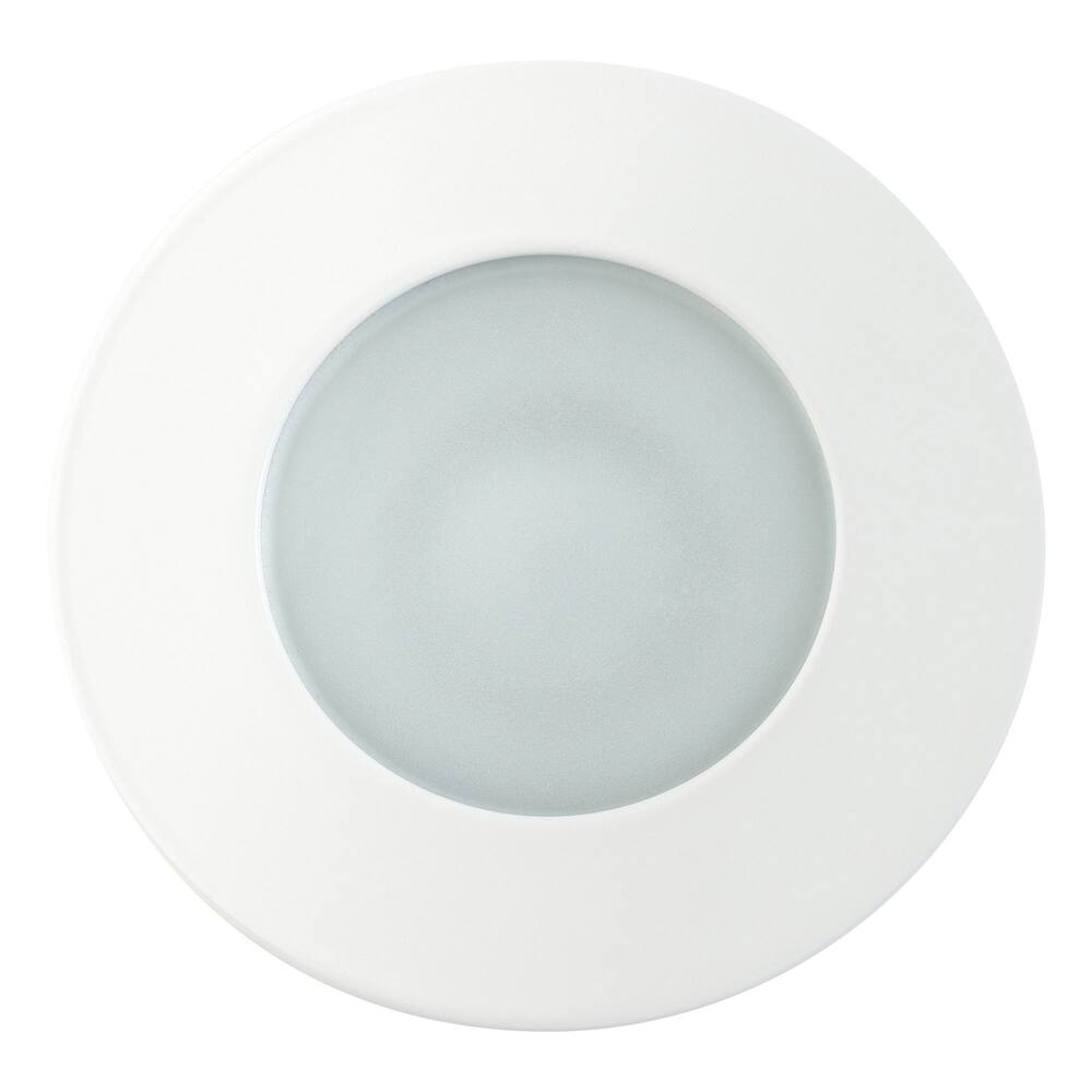 Globe Round Recessed Shower Light Kit Gloss White 4 In Canadian Tire   4 Frosted Glass Gloss White Shower Kit 8bcd91be 07d3 45b1 B4fc 3c753b8dc211 