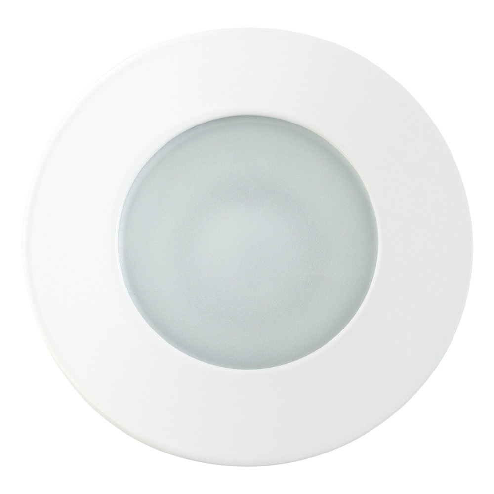 Globe Round Recessed Shower Light Kit, Gloss White, 4in Canadian Tire
