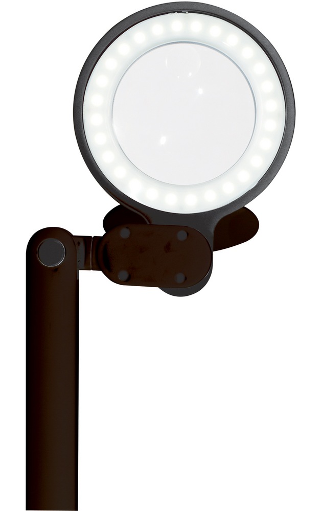 OttLite LED Magnifier Desk Lamp, Black Canadian Tire