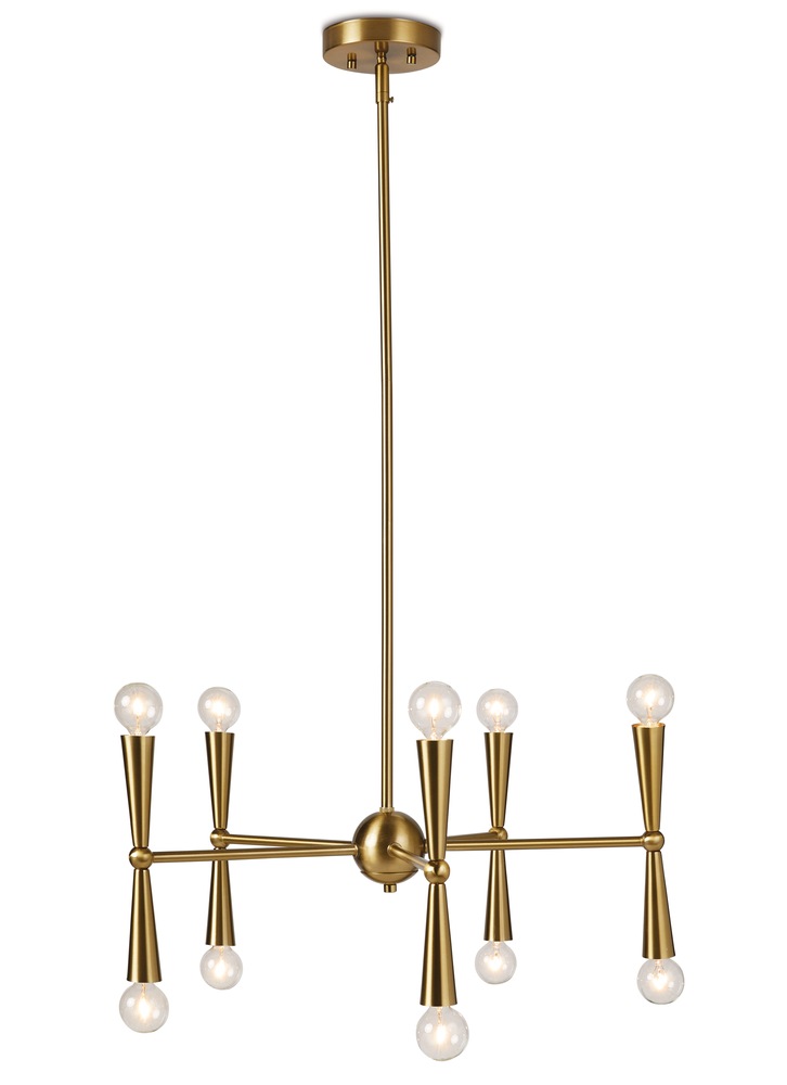 CANVAS Marlene 10Light Gold Chandelier Canadian Tire