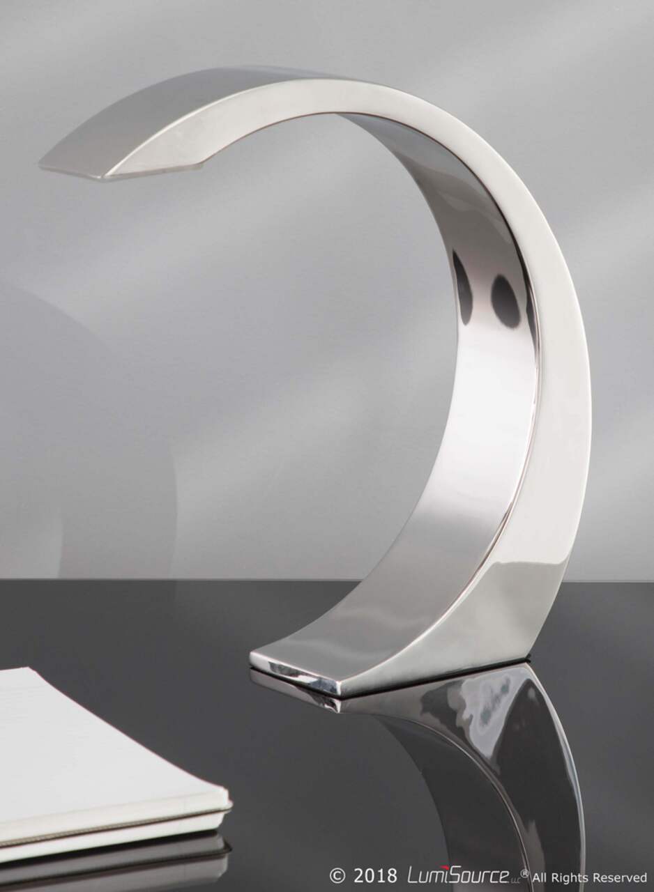 LumiSource Element Touch Lamp Polished Stainless Steel Canadian Tire