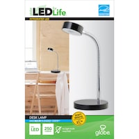 Globe LED Desk Lamp, Assorted Front_Flat